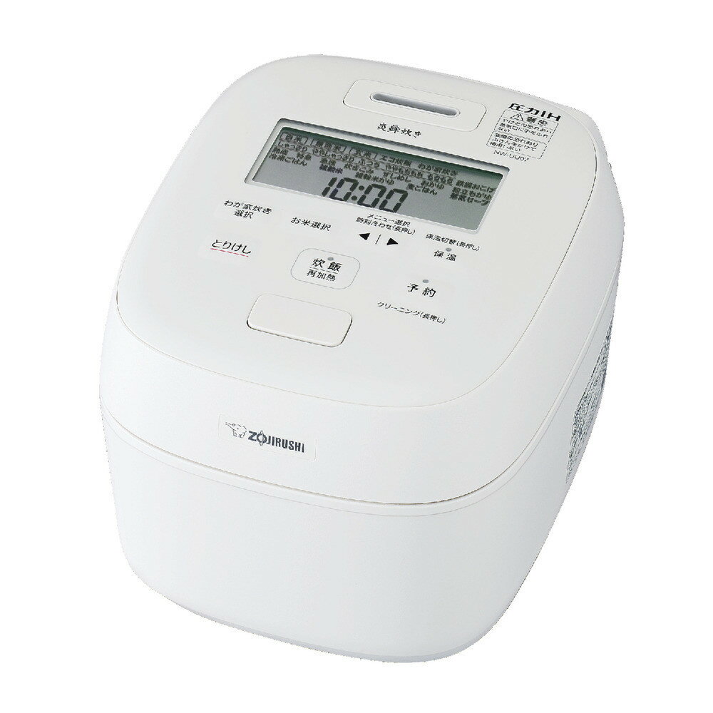 【ふるさと納税】象印 圧力IH炊飯ジャー ( 炊飯器 ) 「 炎舞炊き 」( 4合炊き )NWUU07-WZ 白 | 炊飯器 家電 象印炊飯器 炊飯ジャー キッチン家電 圧力 IH 4合 えんぶだき 人気 おすすめ 大東市