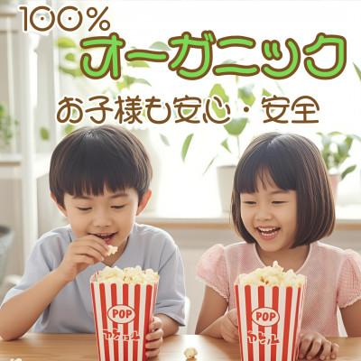 ふるさと納税 西桂町 【訳あり】作って楽しい!食べておいしい!有機栽培で作ったこだわりのポップコーン18袋(1袋100g) |  | 01