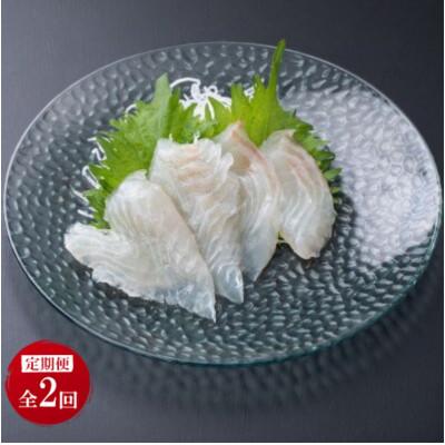 ふるさと納税 壱岐市 【毎月定期便】地下海水育ち「ヒラメフィレ」(冷凍発送)全2回