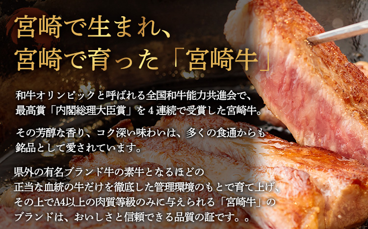 ANA限定《内閣総理大臣賞受賞》宮崎牛 芯ロースステーキ (ペア) 日本一おいしい黒毛和牛 [A5ランク A4等級 ブランド牛 国産牛 牛肉 ギフト ステーキ ロース 贈答 贈り物 プレゼント] TF