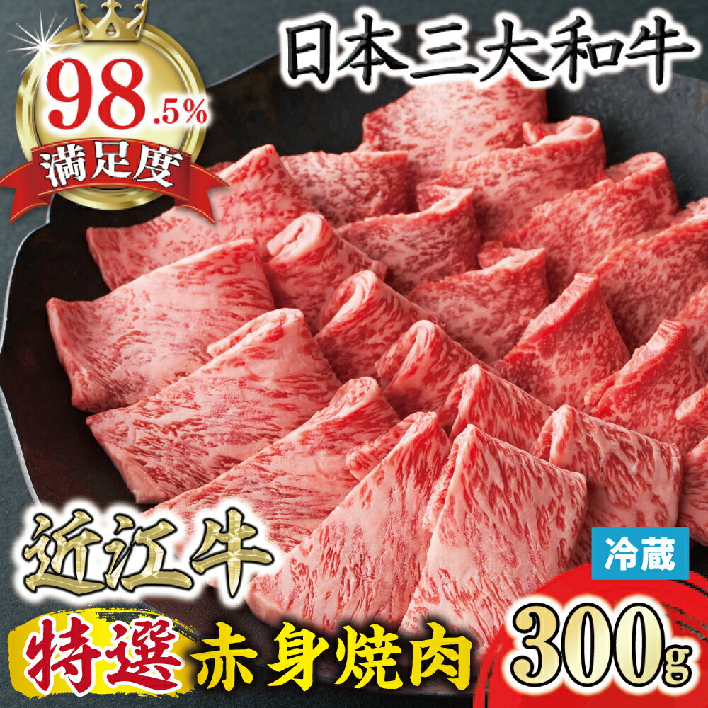 【ふるさと納税】【寛閑観】近江牛 特選『赤身』焼肉用 300g 国産 牛肉 近江牛 冷蔵
