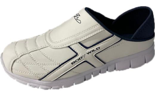 紳士用キックバックシューズ　BMH1791（ホワイトネイビー、L）