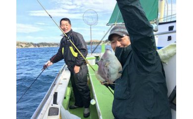 B30-002 《つり船丸十丸》カワハギ釣り乗船券