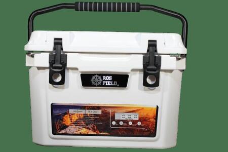 「ホワイト」ROS FIELD クーラーボックス ハード 20QT/18.9L  キャンプや災害時に【1377023】