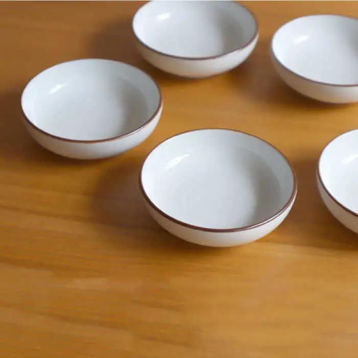 【白山陶器】【定番のシリーズ】白磁千段3.0深皿 5枚セット 食器 皿 【波佐見焼】[TA117] 波佐見焼