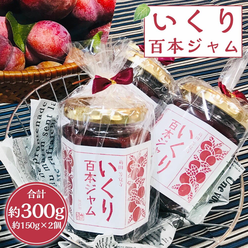 【ふるさと納税】苅田 等覚寺 いくり百本ジャム 約150g×2個 ジャム すもも スモモ いくり フルーツ ペースト 果物 くだもの 福岡 国産 九州 常温 福岡県 苅田町 送料無料