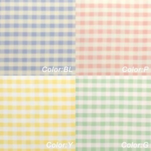 【ピンク×イエロー2枚組】タツクラフト ST ランチョン トレー M 33cm ミルキー チェック