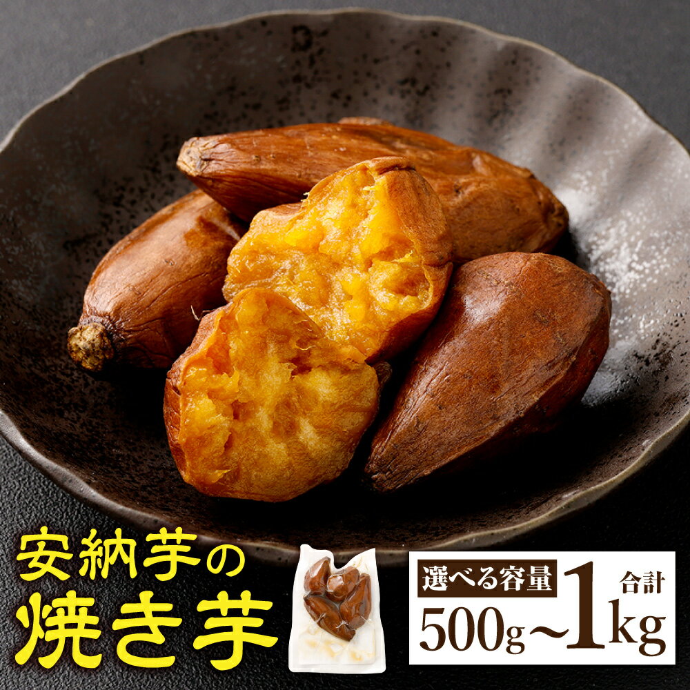 【ふるさと納税】【選べる容量】【鹿児島県種子島産】安納芋の焼き芋 計500g～1kg さつまいも 薩摩芋 さつま芋 芋 おやつ 安納芋 焼いも やきいも 長期保存 種子島産 鹿児島県産 常温 国産 九州 鹿児島 鹿児島県 薩摩川内市 送料無料