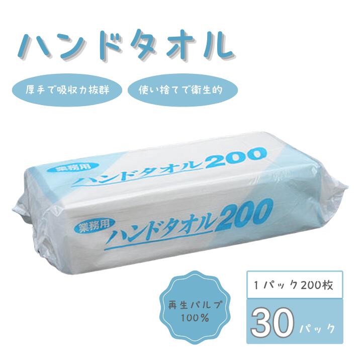 【ふるさと納税】ハンドタオル 200枚