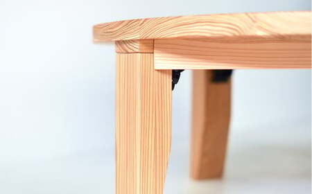 【 受注生産 】 国産杉材を使った木のぬくもり漂うモリちゃぶ台110 【 横幅 110cm 】