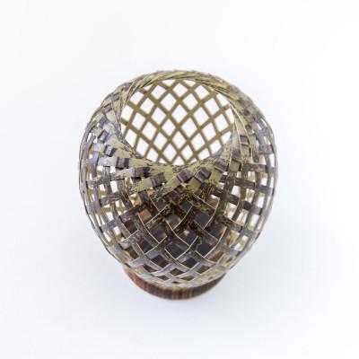 ふるさと納税 仁淀川町 竹細工 花器 〜渦紋(小)・虎斑竹〜 |  | 01