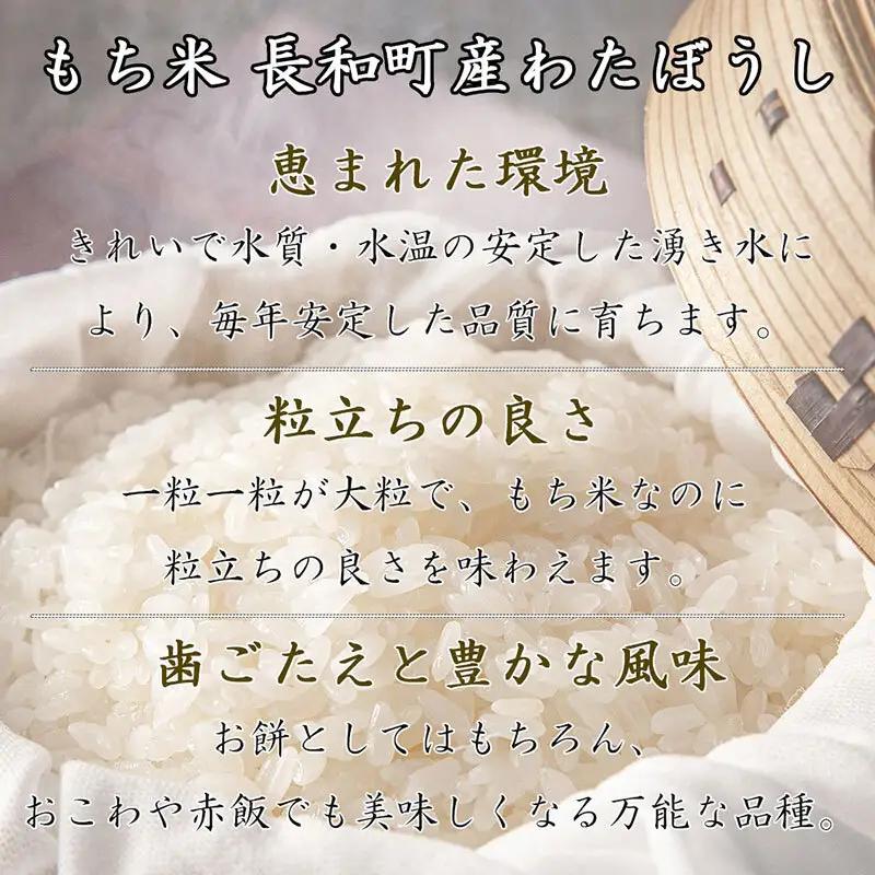 もち米 わたぼうし 精米 農家直送 長野県産 もち米【2kg】
