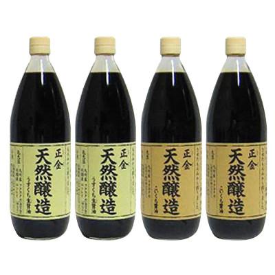ふるさと納税 小豆島町 小豆島 桶(こが)仕込 天然醸造 正金醤油　うすくち生醤油・こいくち醤油 500mlセット |  | 01