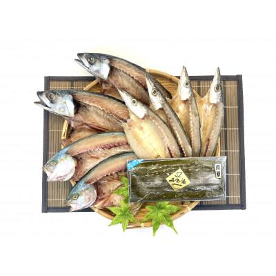 ふるさと納税 氷見市 【富山県氷見産】無添加!旨い一夜干し「かます」「サバ」「こずくら」3種と氷見産昆布〆お刺身入りセット