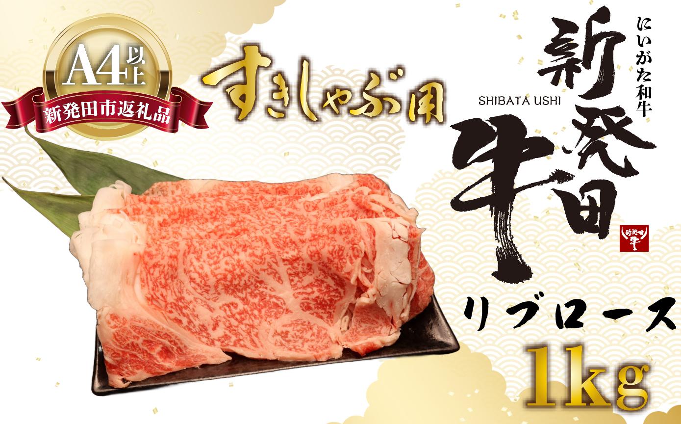 
            リブロース しゃぶしゃぶ すき焼き 1kg 牛肉 ロース 霜降り にいがた和牛 新発田牛 和牛 赤身 焼肉 ふるさと納税 和牛 BBQ キャンプ 特選 贅沢 厳選和牛 ブランド牛 ギフト 贈答 お歳暮 母の日 新潟 新潟県 新潟産 新発田 新発田市 新発田産 アルビレックス アルビレックス新潟 えのもとミート
          