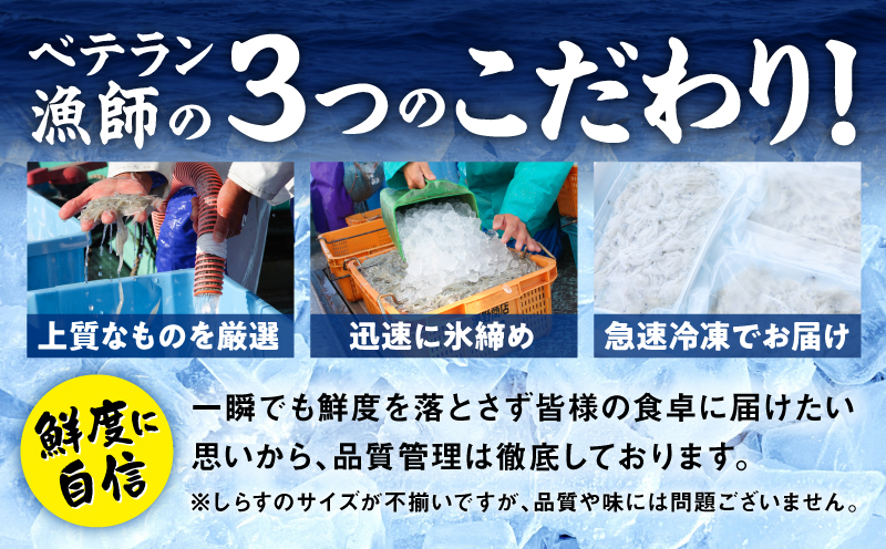 【お試し】減塩 釜揚げしらす 300g【小分け 150g×2P 漁師直送 シラス 国産 無添加 産地直送 sirasu 海鮮 しらす 鰯 イワシ いわし スピード発送 大阪 泉佐野 大阪府 泉佐野市】