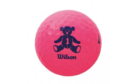 ゴルフボール Wilson BEAR4（ピンク）12球入り ゴルフボール