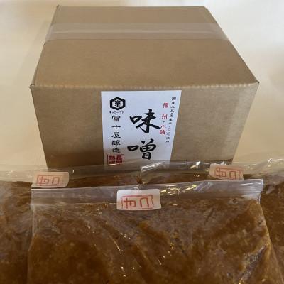 ふるさと納税 長野県 信州みそ甘口3kg箱詰