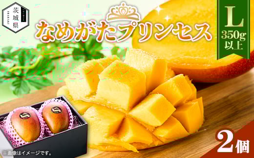 茨城県産 なめがたプリンセスマンゴーL＜350g以上＞2個【1647820】