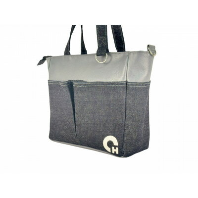 【ふるさと納税】ポケット沢山バッグ(ダークグレー)【1708706】