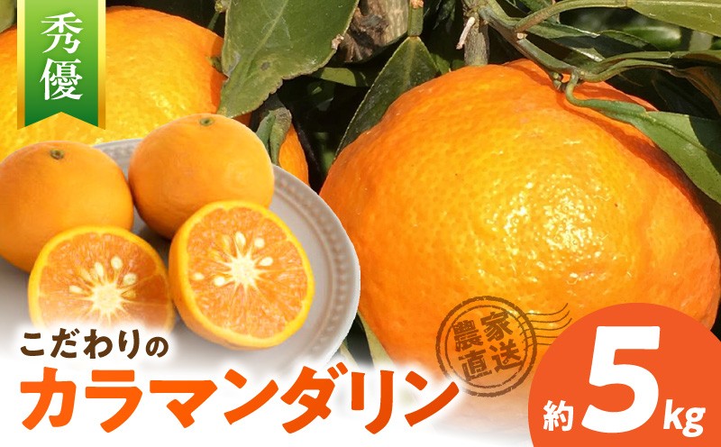 
                  ZT6210n_【2027年先行予約】こだわりの カラマンダリン【秀 優】 約5kg 
                