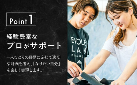 エボレラボ パーソナルトレーニング 12回分プロの指導による身体づくり(トレーニング：1回×約50分) 熊本県 菊陽町【エボレジャパン株式会社】[BHBC008]