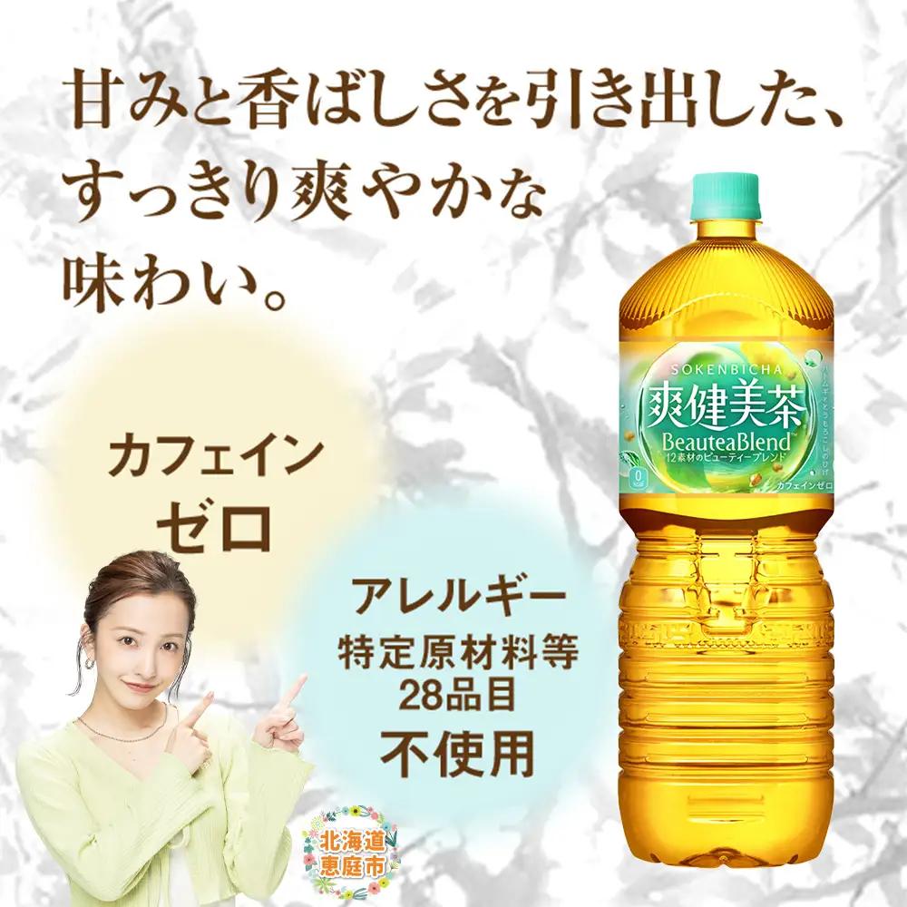『定期便：全2回』爽健美茶2L×6本【38001902】