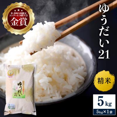 ふるさと納税 湯沢市 【令和8年産】特別栽培米 ゆうだい21 精米 5kg[H2102]