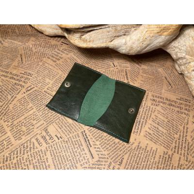 ふるさと納税 栗東市 鞍型カード・名刺入れ(マチなし)グリーン |  | 03