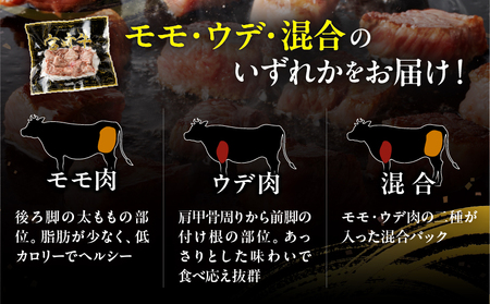 【2週間以内発送】宮崎牛赤身サイコロステーキ(計400g) 肉 牛 牛肉 国産_T009-0241-2W