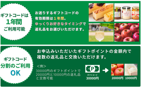 あとからセレクト 【ふるさとギフト】 ギフトポイント 寄附額 10000円分 あとから選べる返礼品 長野県 飯綱町 [2045]