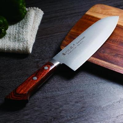 ふるさと納税 関市 濃州正宗作 白紙鋼 三徳包丁 (包丁の研ぎ方DVD付)