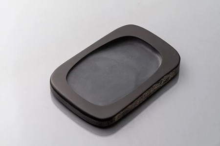 対馬 若田石 硯 縦約17cm×横約11cm×厚さ約2cm 書道 受注生産 すずり  [WBL002]