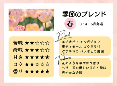 【定期便6か月】焙煎当日に発送！焙煎幸房そら『季節のブレンド』200g
