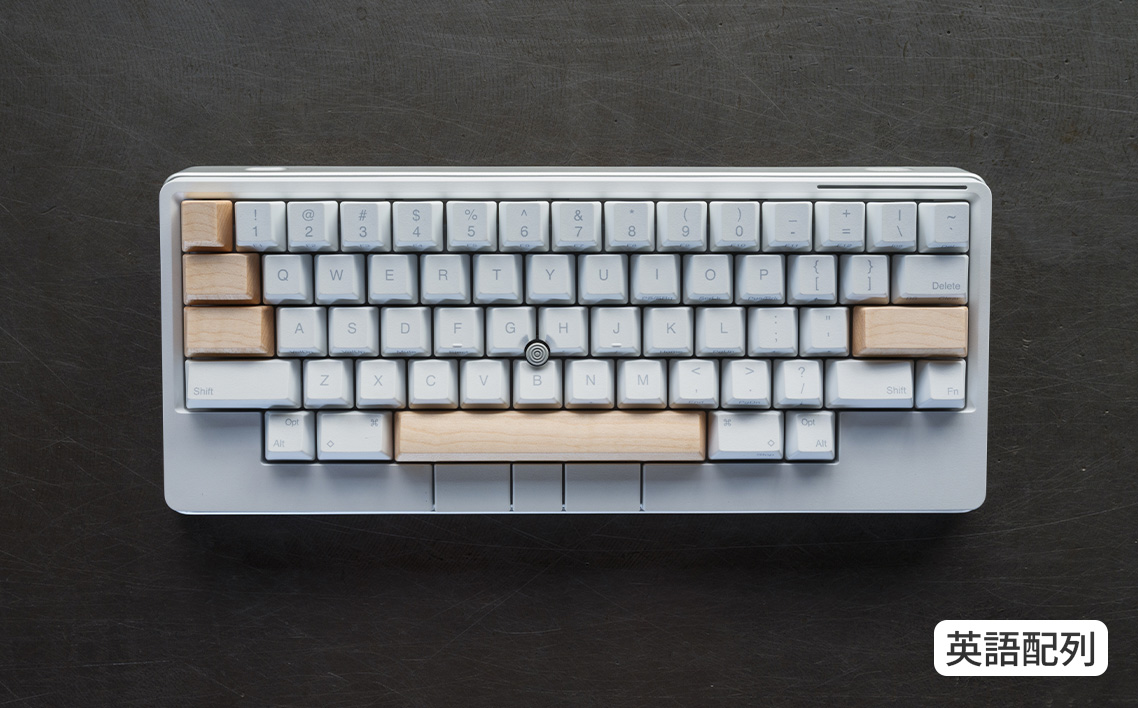HHKB Studio専用 木製キートップ 英語配列 メープル ／ HHKB Studio キートップ 木製キーボード メープル 無垢材 キーキャップ ナチュラルカラー カスタムキーボード 静音タイピ