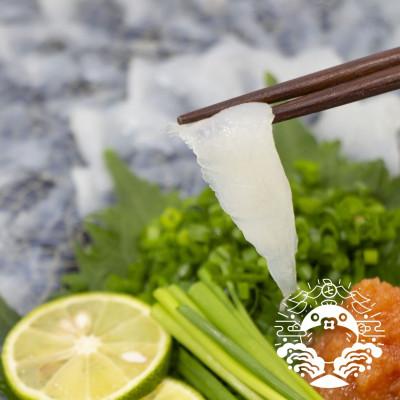 ふるさと納税 壱岐市 特選トラフグ刺身セット(4〜5人前)