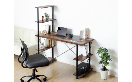 
【選べる2色】らくらく組立 ラックデスク
