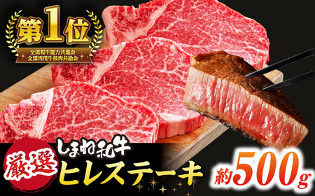 【スピード配送】【寄附額改定】しまね和牛 ヒレステーキ 500g [ALEF001] 牛肉 ヒレ