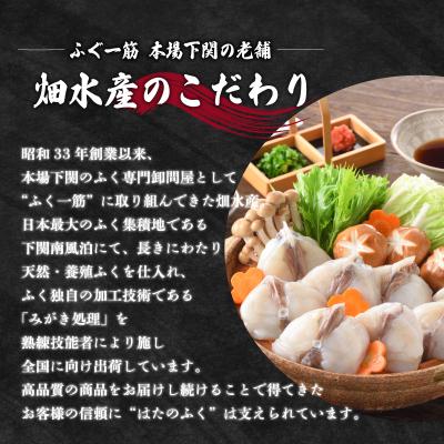 ふるさと納税 下関市 天然ふぐ鍋セット(4~5人前) 冷凍 ふぐちり鍋 海鮮鍋 ID008-1 |  | 01
