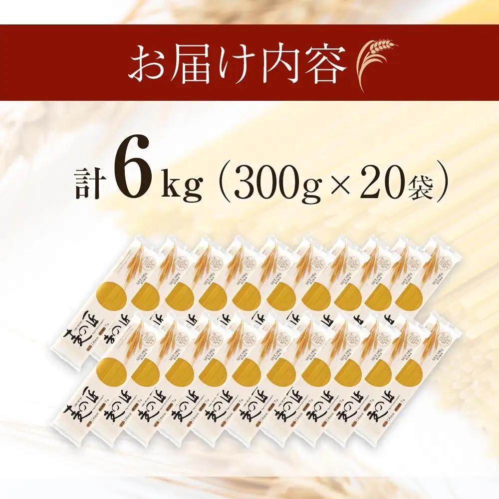 パスタ 麦の匠 デュラムセモリナ100％スパゲッティ 300g×20袋 パスタ麺