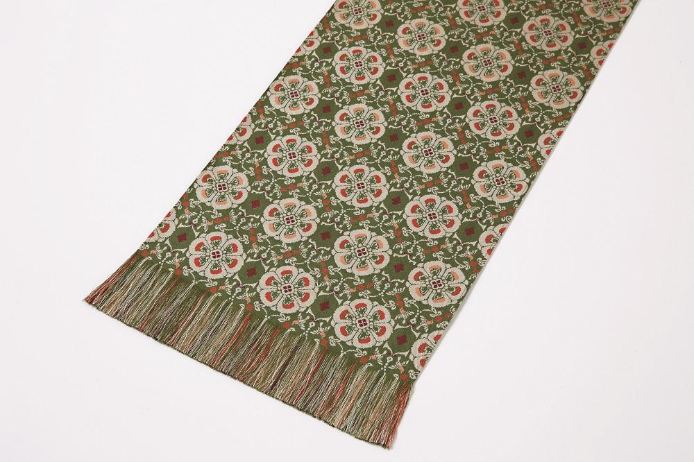 【ふるさと納税】経錦テーブルセンター3号【花鳥梅花文錦】＜龍村美術織物＞ | 京都 テーブル センター 織物 伝統 工芸品 ギフト お祝い 内祝い 龍村美術織物 京都府 京都市