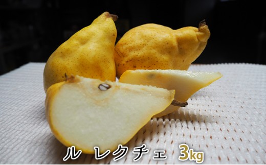 
                  ルレクチェ 3kg レクチェ ル・レクチェ 洋梨 セット 洋ナシ 梨 なし ナシ フルーツ 果物 デザート おやつ お歳暮 ギフト 贈答 プレゼント 国産 新潟 
                