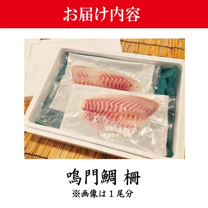 鳴門鯛 1kg 柵 1尾分 鳴門鯛