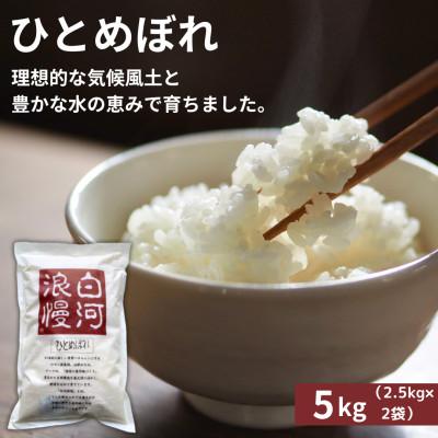 ふるさと納税 矢吹町 令和7年産米 白河浪慢ひとめぼれ 5kg 精米