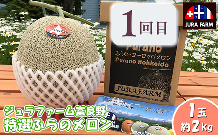 【年4回定期便】【2024年7～10月お届け】富良野直送！ 旬のメロン＆野菜 厳選４農家 スペシャルコラボ 計４種 大満足定期便 (メロン ミニトマト とうもろこし たまねぎ 北海道 富良野市 果物 