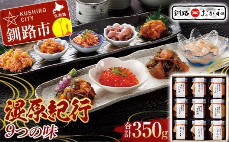 【期間限定！寄附額改定↓！】＜熨斗なし・簡易包装のみ＞釧路おが和 湿原紀行9つの味(いくら醤油漬入り) うに ウニ シャケ 小分け 北海道 いくら しゃけ 秋鮭いくら 父の日 母の日 お中元 贈答 ギフト 御中元 贈り物 手土産 熨斗 のし ラッピング プレゼント F4F-4488