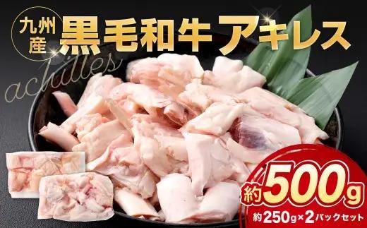 九州産 黒毛和牛 アキレス 約500g（250g×2パック）肉 お肉 にく ニク 冷凍 福岡県 北九州市