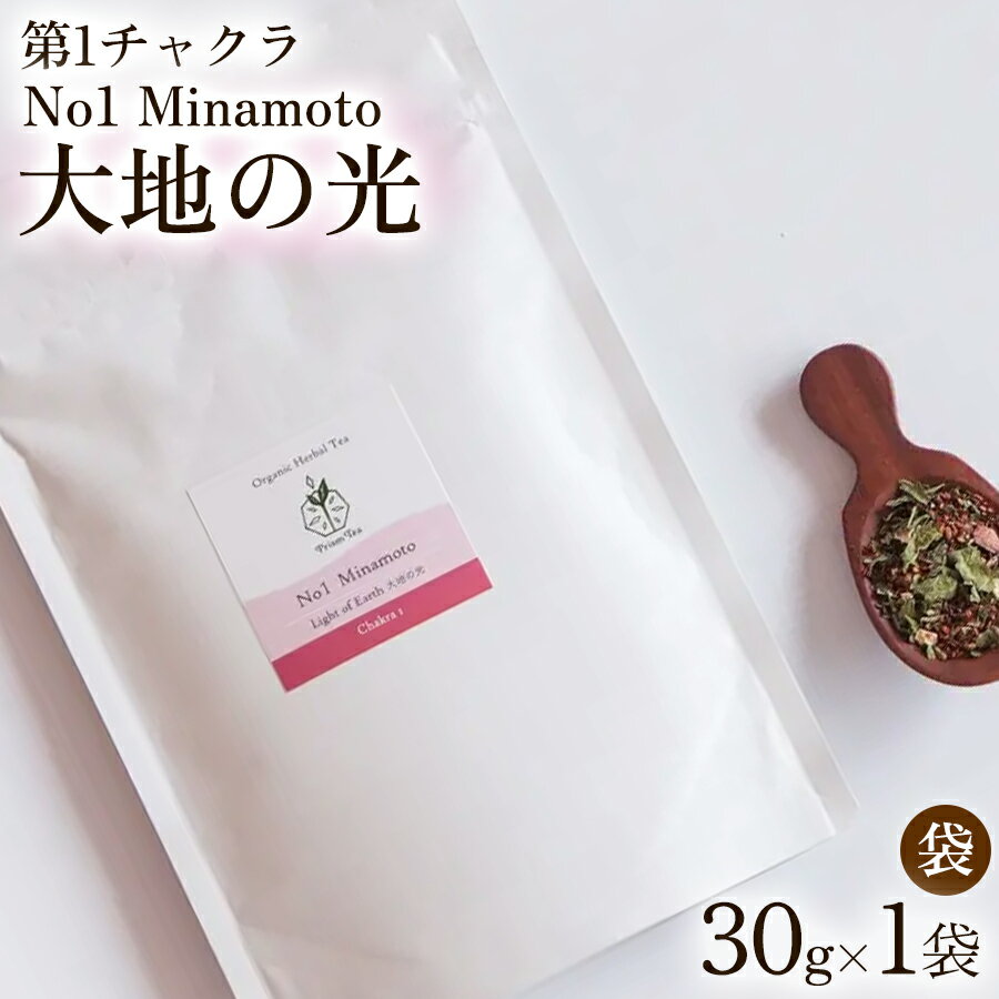 【ふるさと納税】オーガニックハーブティー 無添加 ノンカフェイン No1 Minamoto 大地の光 第1チャクラ 30g（1袋）自然栽培 ギフト プレゼント