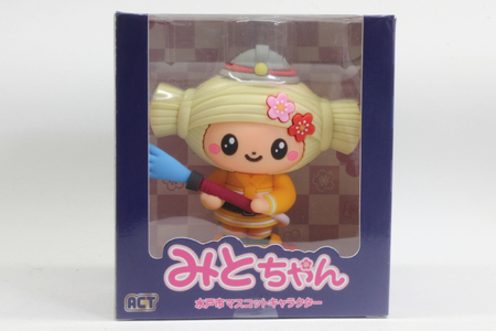 【数量限定】水戸市マスコットキャラクター「みとちゃん」消防士PVCフィギュア　約8.5cm（LM-1）
