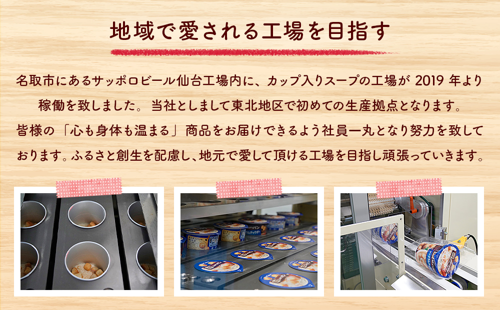 【カップ スープ】じっくりコトコト こんがりパン 濃厚クラムポタージュ（6食入り4パック 合計24食入）